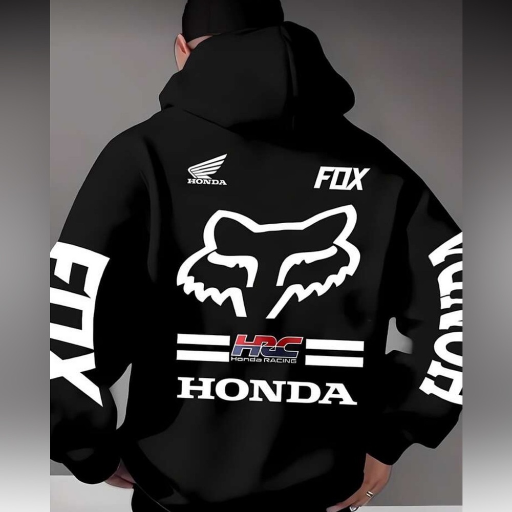 Honda Fox Black Hoodie